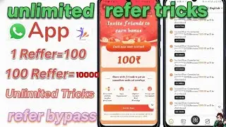Unlimited reffer Tricks | Go Share jaise earning app | unlimited reffer kaise kare |🤑🤑