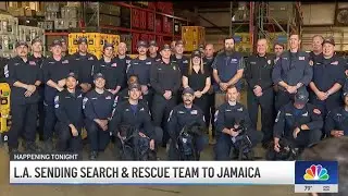 LA sending search and rescue team to Jamaica after Hurricane Melissa