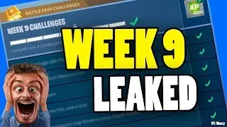 FORTNITE WEEK 9 CHALLENGES LEAKED! (Fortnite: Battle Royale) [SEASON 4]