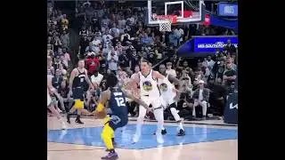 Crazy fan angle of Ja Morant&rsquo;s ankle breaker on Jordan Poole - 47 point game 🔥 - #NBA #shorts