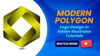 Modern Polygon Design Magic: Create Stunning Artwork in Illustrator #IllustratorTutorial