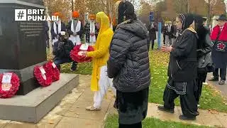 A moving ceremony took place at Leicester&rsquo;s Sikh War Memorial in Victoria Park.