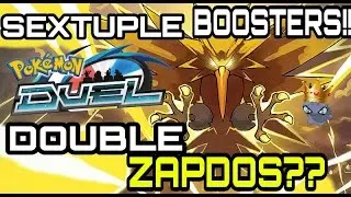 POKEMON DUEL SEXTUPLE BOOSTERS!! EPIC PULLS