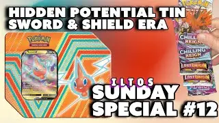 Rotom V Hidden Potential Tin - Sword and Shield Era - Sunday Special Episode #12 #ILikeToOpenStuff