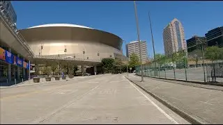 Biking Through Trem&eacute; Neighborhood, Galvez St, and Around the Superdome, New Orleans.