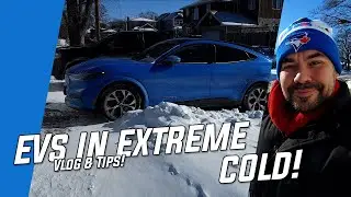 Electric Vehicles in Extreme Cold! My Vlog and What To Do in Extreme Cold Weather