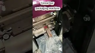 Cereal Bar Packaging Machine #packingmachine #machine
