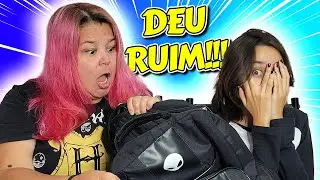 MINHA MÃE REAGINDO MINHA MOCHILA MEIO DO ANO 2022 | COISAS DA LUNA