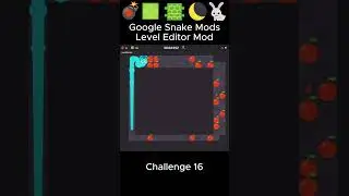 Google Snake Mods - Level Editor Mod: Challenge 16 Fast Speed #googlesnake #googlesnakemods
