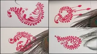 Easy Kolka Design for Beginners ✨ | Traditional Mandala Art Step-by-Step | Apu Creative Art Design 💖