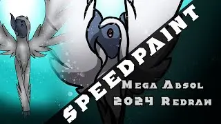 Mega Absol 2024 Redraw | Pokemon Speedpaint