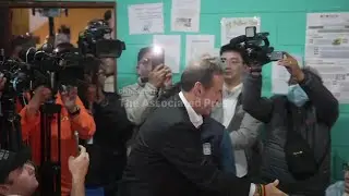 Presidential hopeful Quiroga votes as Bolivia holds a tight runoff