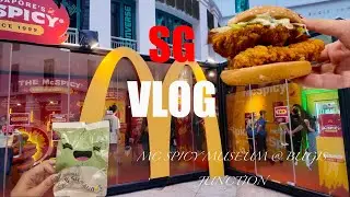 🇸🇬 Vlog - McSpicy Museum at Bugis Junction! 🍟🍔