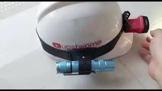 UNIVERSAL HELMET FLASHLIGHT HOLDER FENIX ADL-05‼️HOLDER SENTER UNIVERSAL UNTUK HELM SAFETY‼️