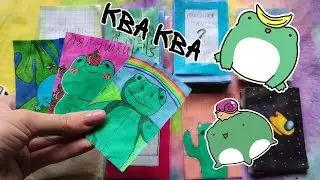 🍀Лягушки/ бумажные сюрпризы/ ПОПАЛСЯ РЕДКИЙ СТИКЕР🍀Paper Stickers