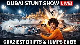 Epic stunt show in Dubai | Global Village