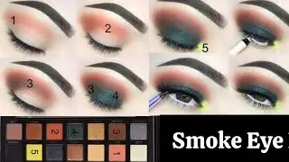  Step By Step Smokey Eyes Smokey Eyes With Eyeshadow Makeup Classic Black Smokey Eye Tutorial