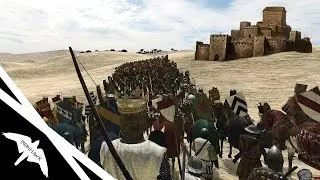 Crusader Army Sieges Jerusalem! - Mount & Blade 1257 AD Mod