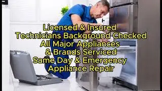 Milton Township Appliance Repair 630-504-6686