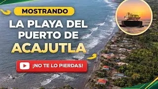 Mostrando la playa del puerto de Acajutla,El Salvador🇸🇻