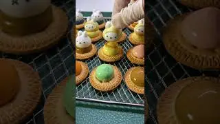 Making Miffy Easter biscuit #meringuecookies #biscuit #shorts