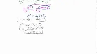 4.1 Exponential Equations with a Common Base