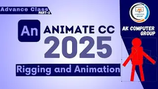 Adobe Animate CC 2025 Rigging & Animation [ Advance Course ] Learn 2D Animation Step by Step