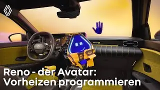 Reno - der intelligente Avatar im Renault 5 - Vorheizen programmieren