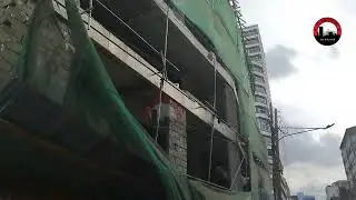 BREAKING NEWS: A section of the Building under Construction in Koja Collapses. #breakingnews