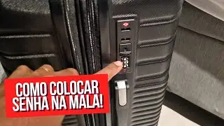 COMO CRIAR SENHA PARA MALA DE VIAGEM (PASSO A PASSO)!!