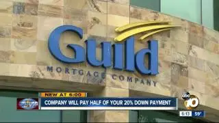 Company will pay half of your 20 percent down payment
