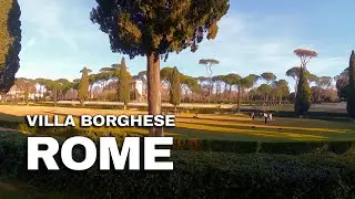 Rome, Italy 🇮🇹 &bull; Villa Borghese &bull; Morning Walk In The Park &bull;
