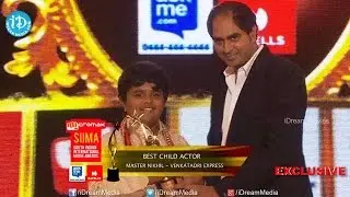 SIIMA 2014 Best Child Actor Telugu || Master Nikhil @ SIIMA Awards 2014