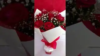 LOCAL AND FOREIGN RED ROSE MIX BOUQUET #roses #red #redrose #florist