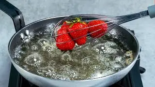 Вы будете в восторге от этого трюка! Десерт, который тает во рту!