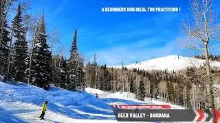 Cruising the Bandana Ski Trail at Deer Valley | Family-Friendly Groomer in Utah&rsquo;s Top Ski Resort