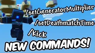 New Commands in Roblox Bedwars Custom Matches!