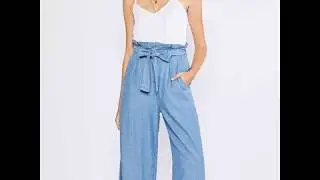 REBECCA BELTED PAPERBAG PANTS