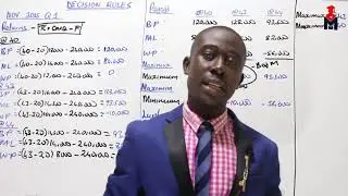 CPA (K) - УЛУЧШЕННЫЙ УПРАВЛЕНЧЕСКИЙ УЧЕТ (ТЕОРИЯ РЕШЕНИЙ -MAXIMAX)