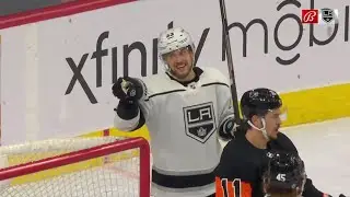 Sean Durzi slips a slick backhand pass to Viktor Arvidsson for a tap-in goal.