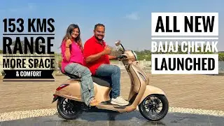 New Bajaj Chetak - 153 kms Range !!! | MotorBeam