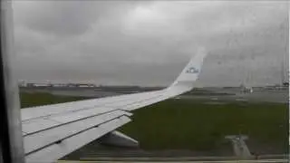 KLM 737-800 Amsterdam to Athens full flight