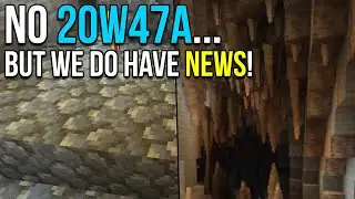 Minecraft 1.17 News : No Snapshot 20w47a - New Tuff Texture & Stalagmites In Action