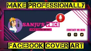 Professional Facebook cover art design in Mobile 2021|Facebook cover art with PixelLab
