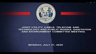 Gov 07 21 Joint Utility Cable Telecom Meeting