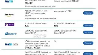 Jio recharge offer in April mouth, jio cashback recharge offer, Amazon, Paytm, phone pe, freecharge,