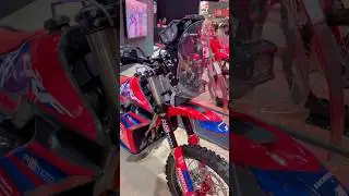 Honda CRF 450 RALLY RX bike at EICMA 2023 🔴🔵👀 #crf450 #rallybike #rally #hondacrf #rx #450cc