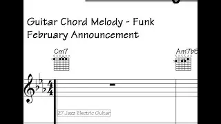🔳Genre-Bending Guitar Chord Melody You Won't Believe: Stunning Rendition of 'February Announcement'