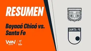 Boyacá Chicó vs. Santa Fe (resumen y goles) | Liga BetPlay Dimayor 2026-1 | Fecha 4