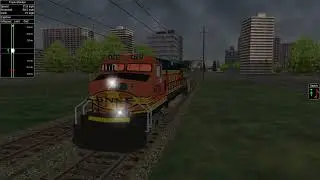 (OpenRails/MSTS) Lokomotyvas GE Dash 9 (BNSF).